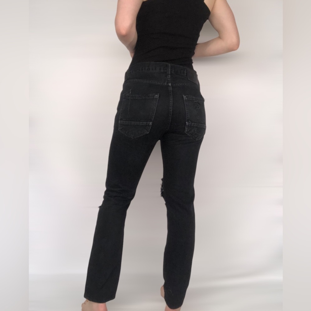 PRPS Slim Straight Fit Distress Black Jeans - Picture 5 of 8